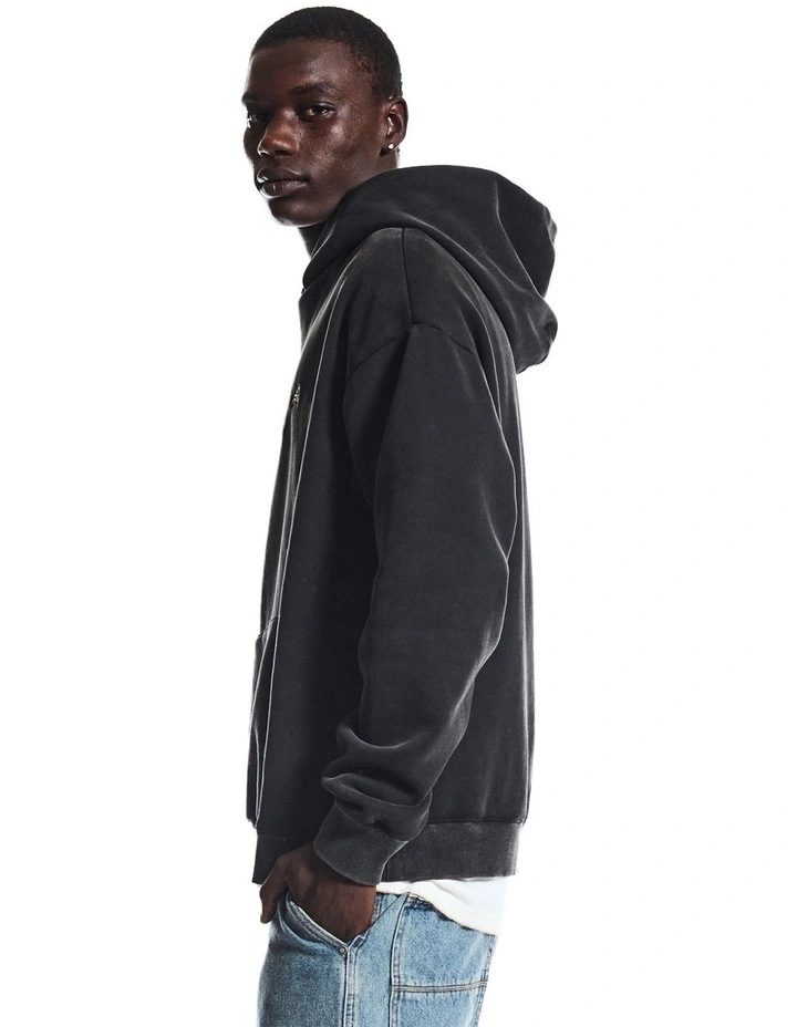 Signature Dalmatian Hood in Enzyme Black image 3