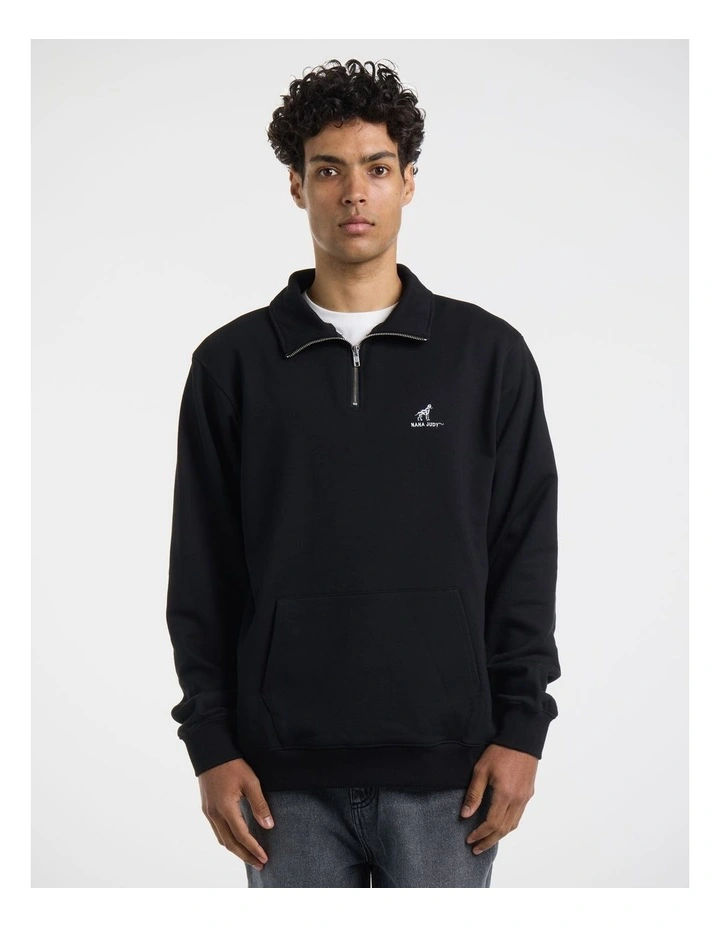 Portofino Quarter Zip Black image 1