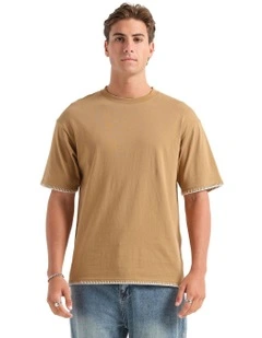James T-Shirt in Beige
