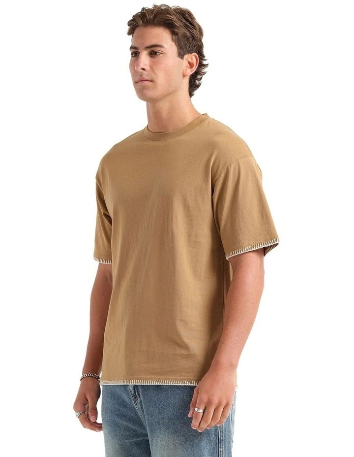James T-Shirt in Beige image 3