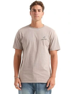 Signature Dalmatian T-Shirt in Enzyme Grey