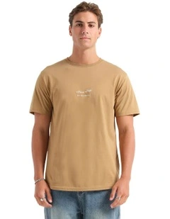 Signature T-shirt in Beige