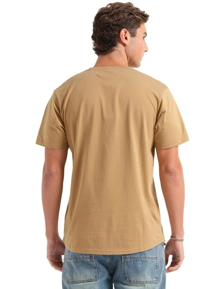 Signature T-shirt in Beige image 2