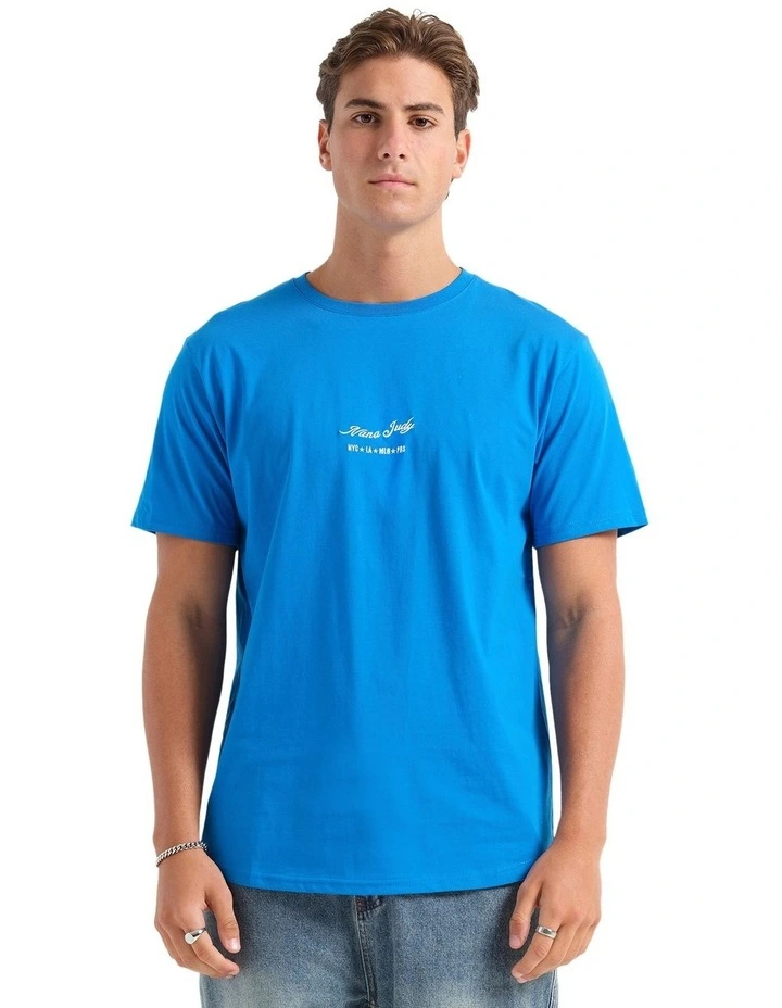 Signature T-shirt in Blue image 1