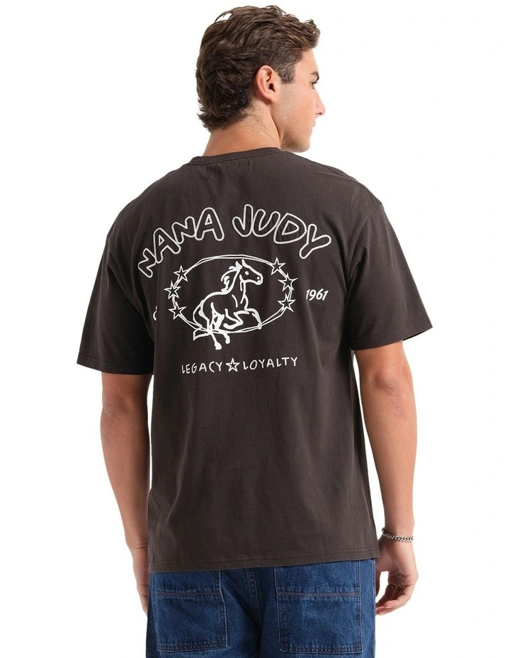 Calli T-shirt in Enzyme Black image 2