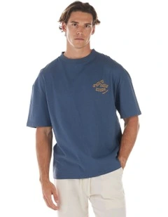 Norman T-Shirt Steel Blue