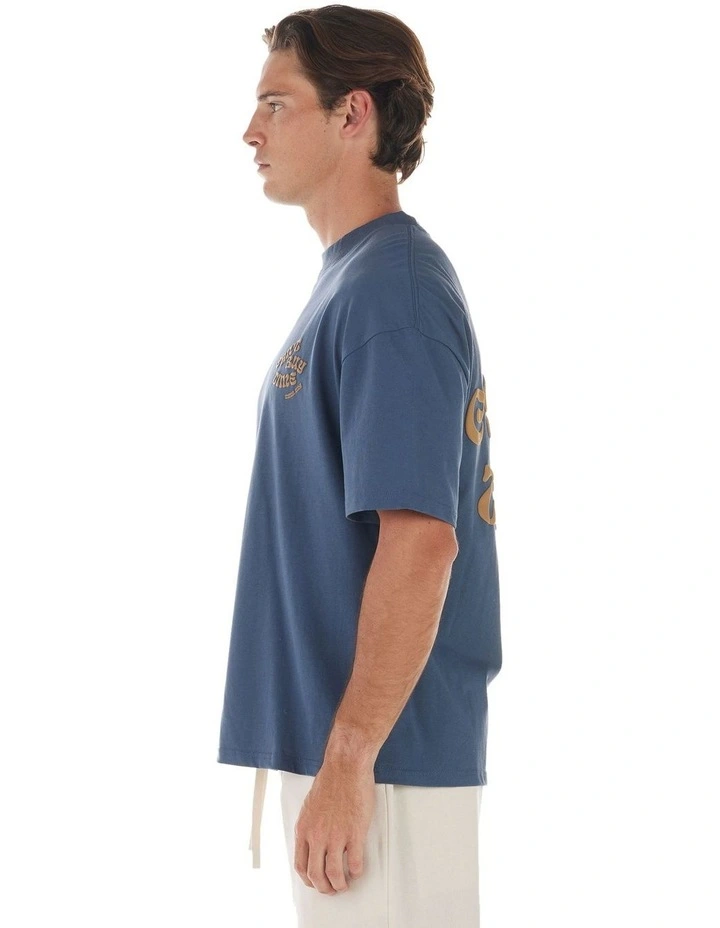 Norman T-Shirt Steel Blue image 3