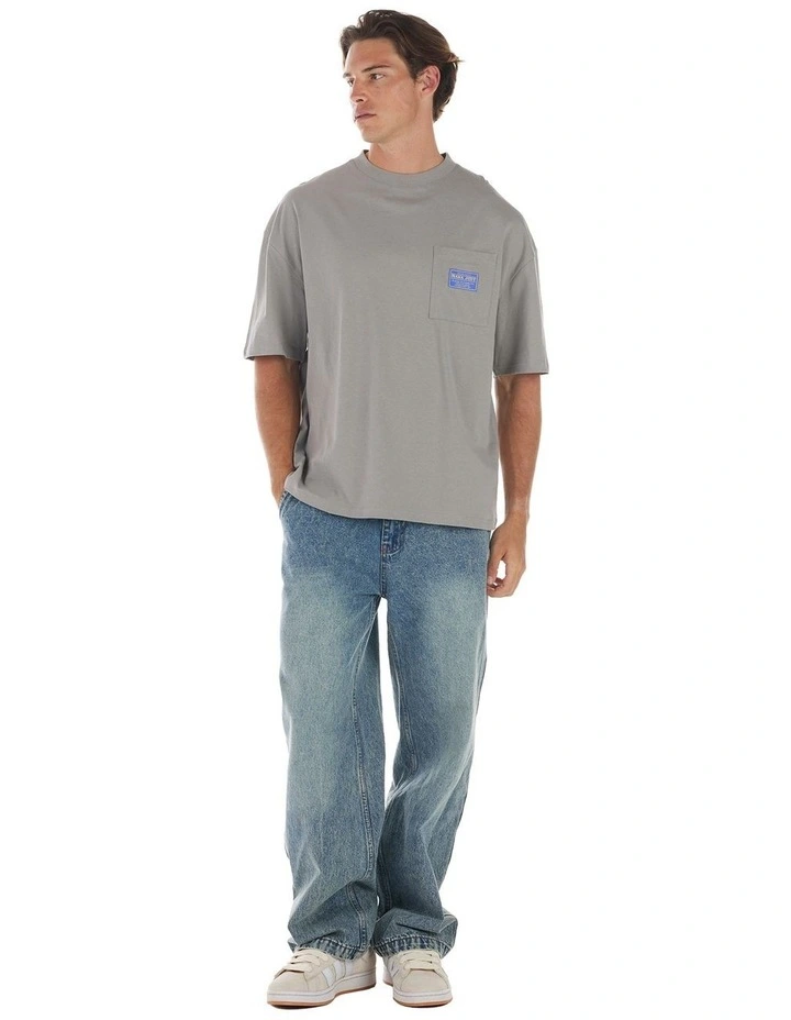 Evan T-shirt in Enzyme Grey image 5