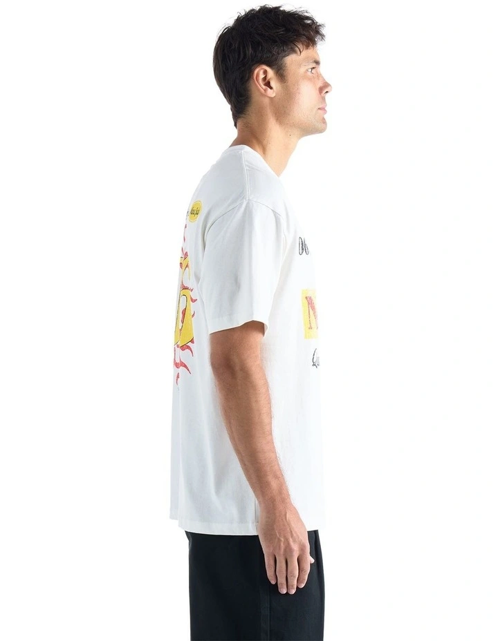 Moto 06 T-shirt in Off White image 4