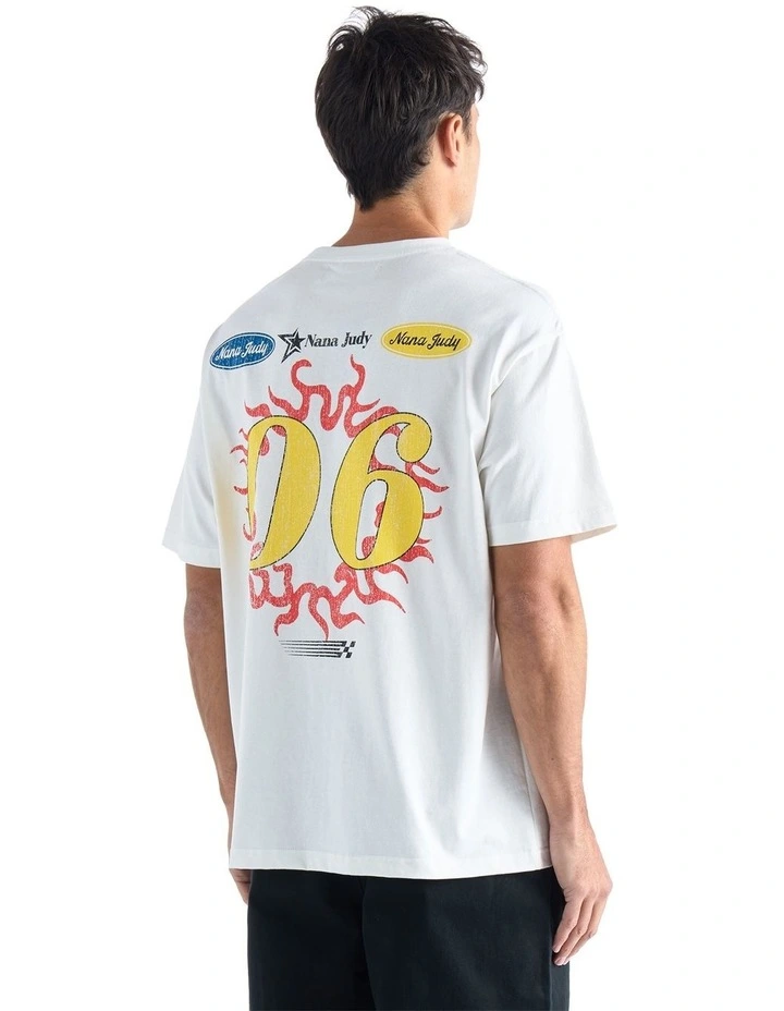 Moto 06 T-shirt in Off White image 5