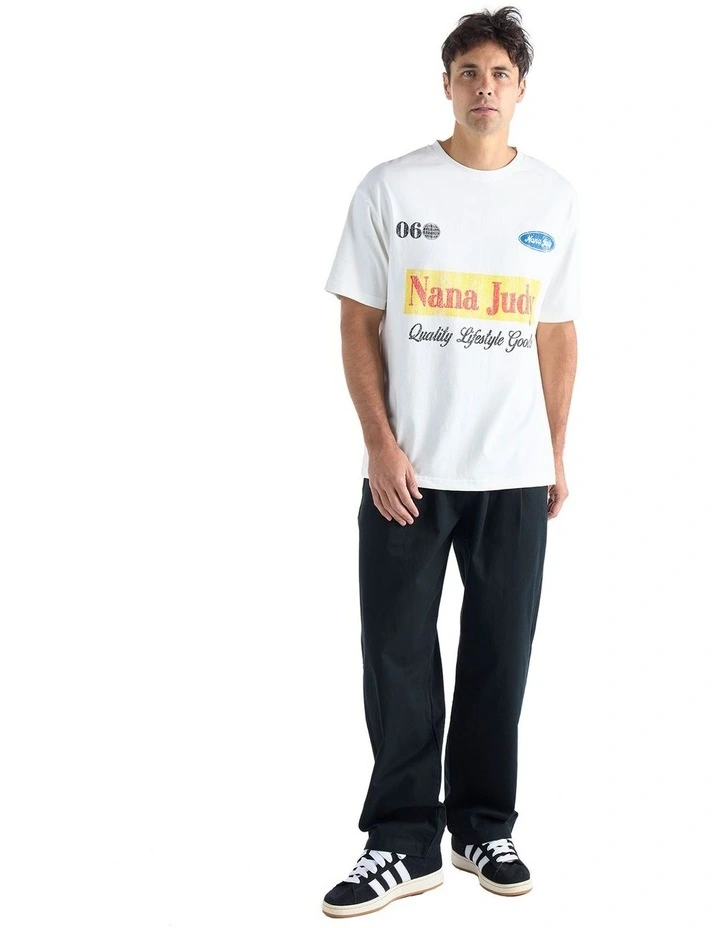 Moto 06 T-shirt in Off White image 7