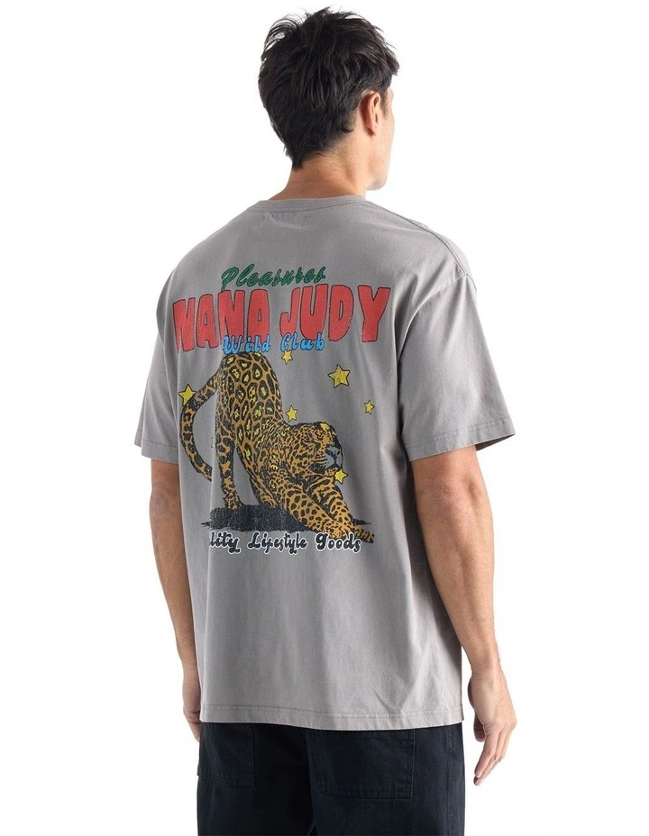 Winfield T-shirt Enzyme in Grey image 4