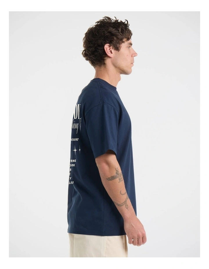 Palmer T-Shirt in Navy image 3