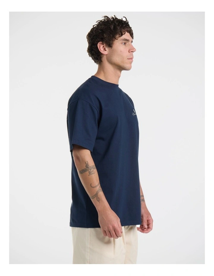 Palmer T-Shirt in Navy image 4