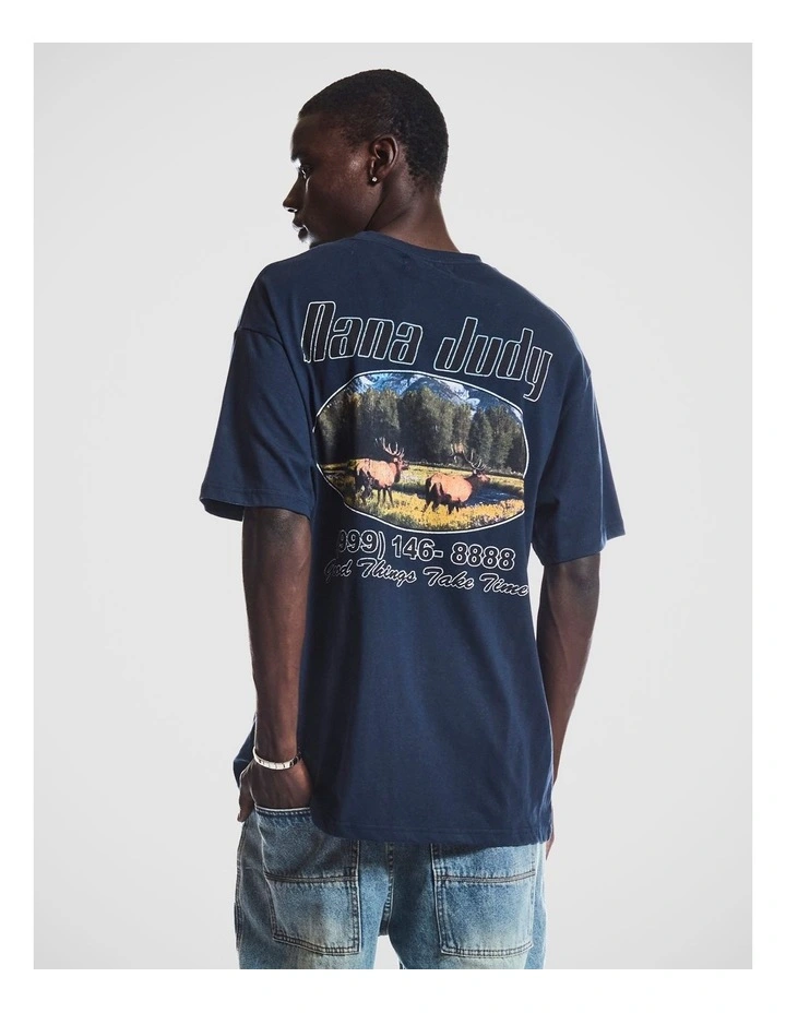 Alpine T-Shirt Navy image 2