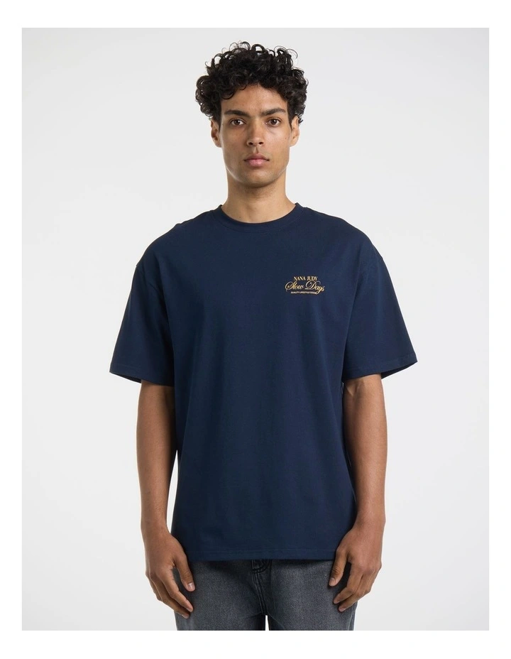 Manoir T-Shirt Navy image 5