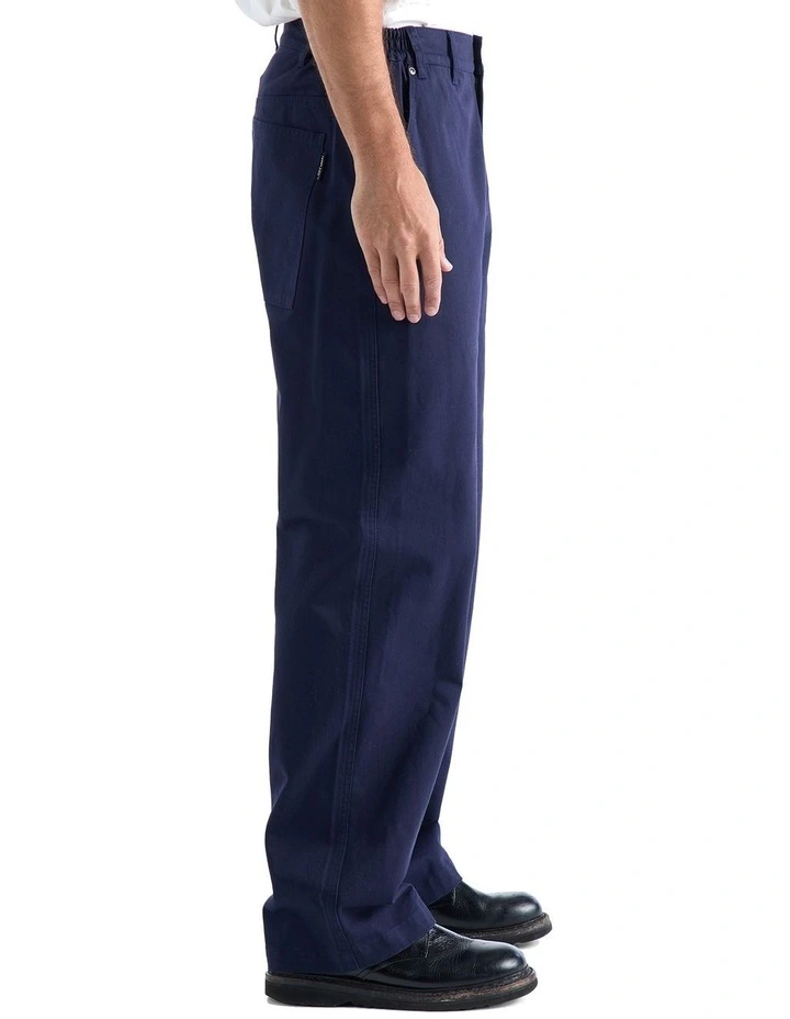 Vincent Drill Pant in Navy image 4