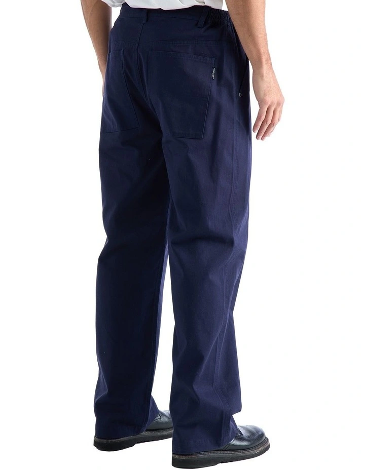Vincent Drill Pant in Navy image 5
