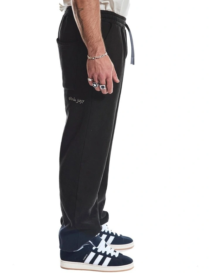 Venice Track Pant in Enzyme Black image 3