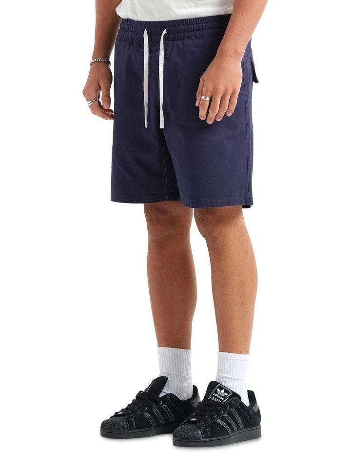 Villa Shorts in Navy image 3