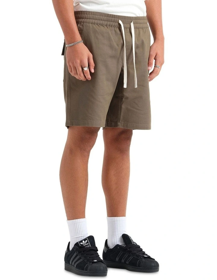 Villa Shorts in Khaki image 5