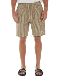 Victor Short in Brown Stripe