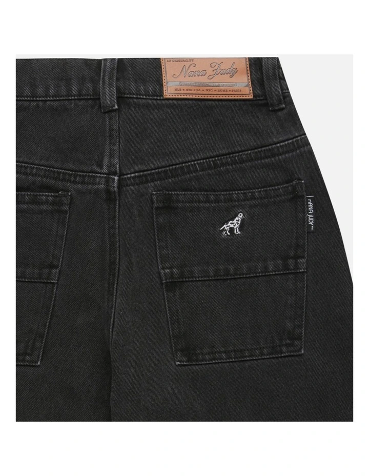 Verona Denim Short Vintage Black image 5