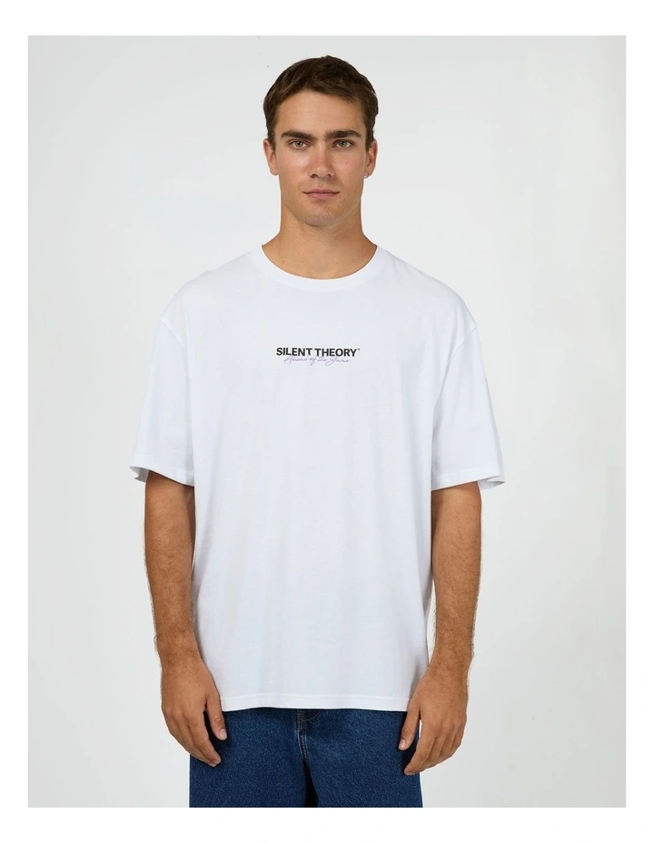 Stayin' Ahead Tee in White image 1