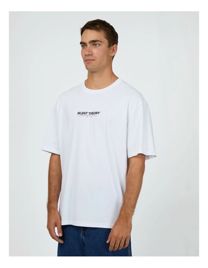 Stayin' Ahead Tee in White image 3