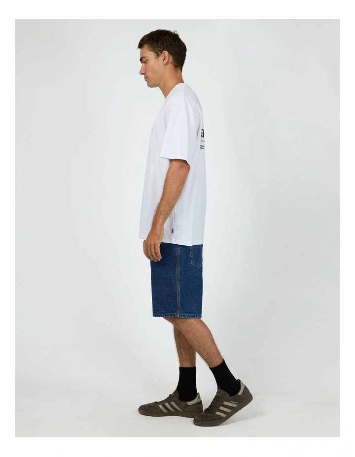 Stayin' Ahead Tee in White image 6