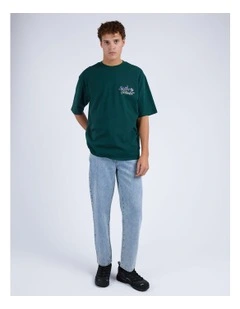 League Box Tee in Green
