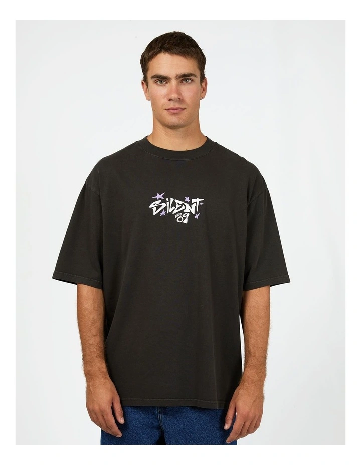 Influence Box Tee in Black image 1