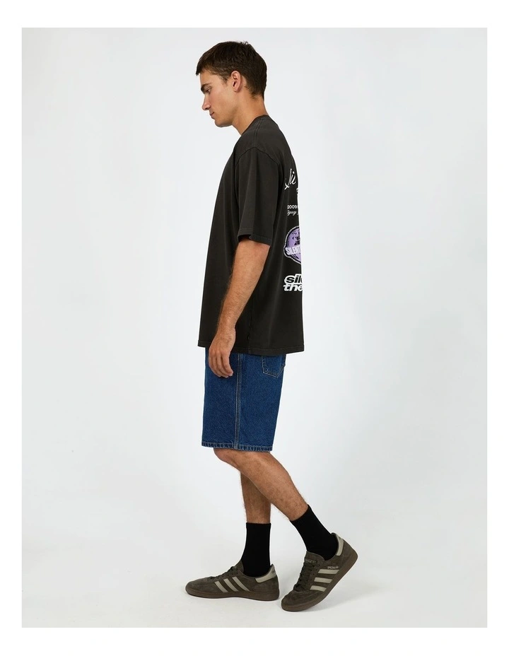 Influence Box Tee in Black image 6