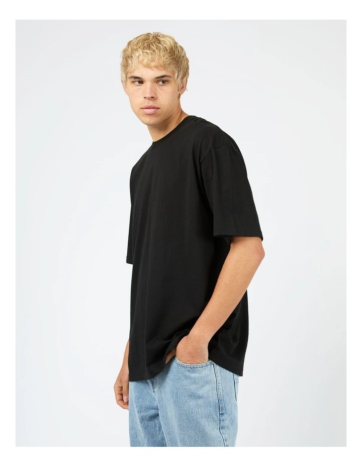 Essential Tee in Black image 3