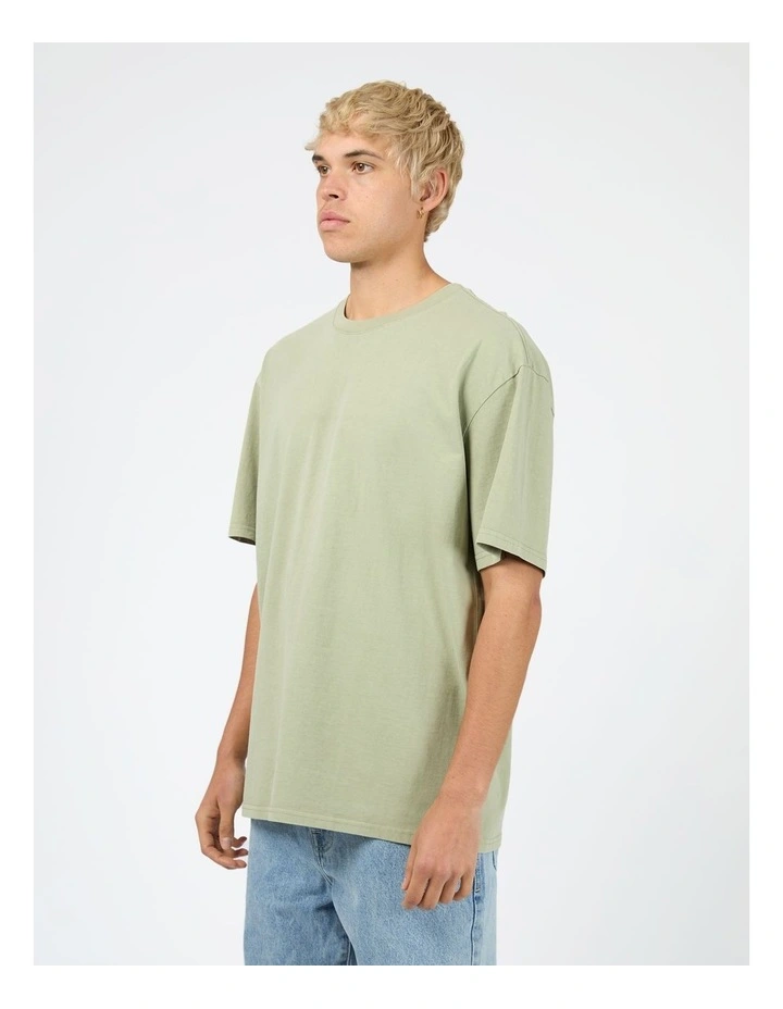 Essential Tee in Green image 3