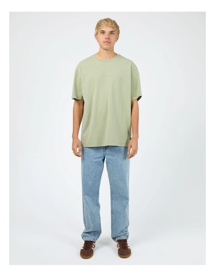 Essential Tee in Green image 5