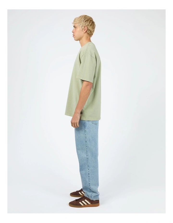 Essential Tee in Green image 6