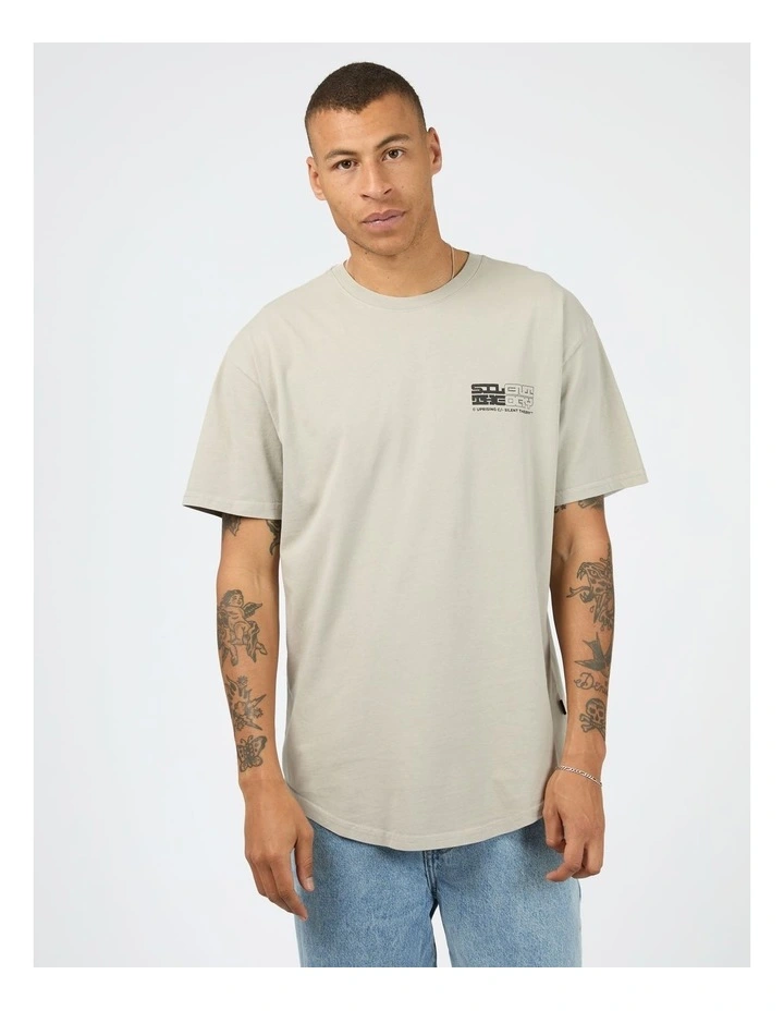 Privacy Short Sleeve Tee in Grey image 1
