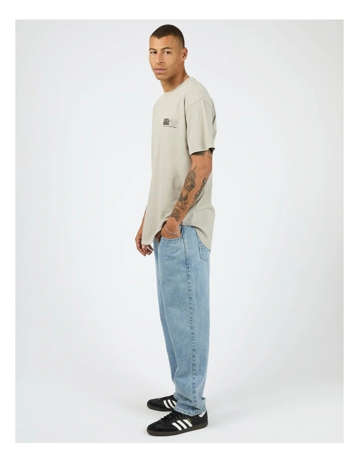 Privacy Short Sleeve Tee in Grey image 6