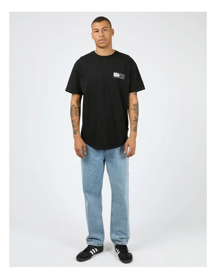 Privacy Short Sleeve Tee in Black image 5