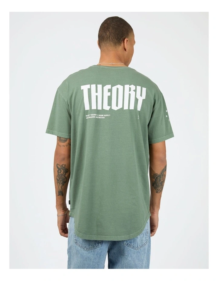 Jaxon Short Sleeve Tee in Green image 2
