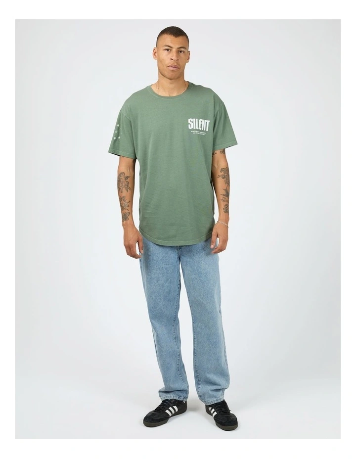 Jaxon Short Sleeve Tee in Green image 5