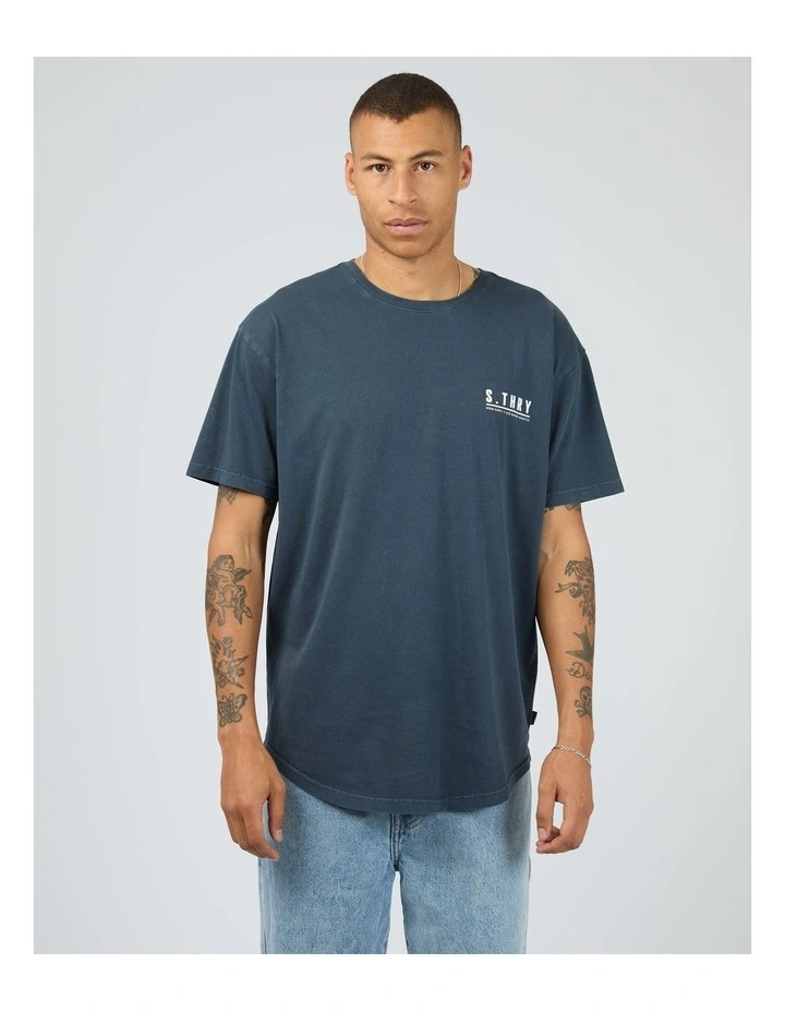 Slow Down Tee in Blue image 1