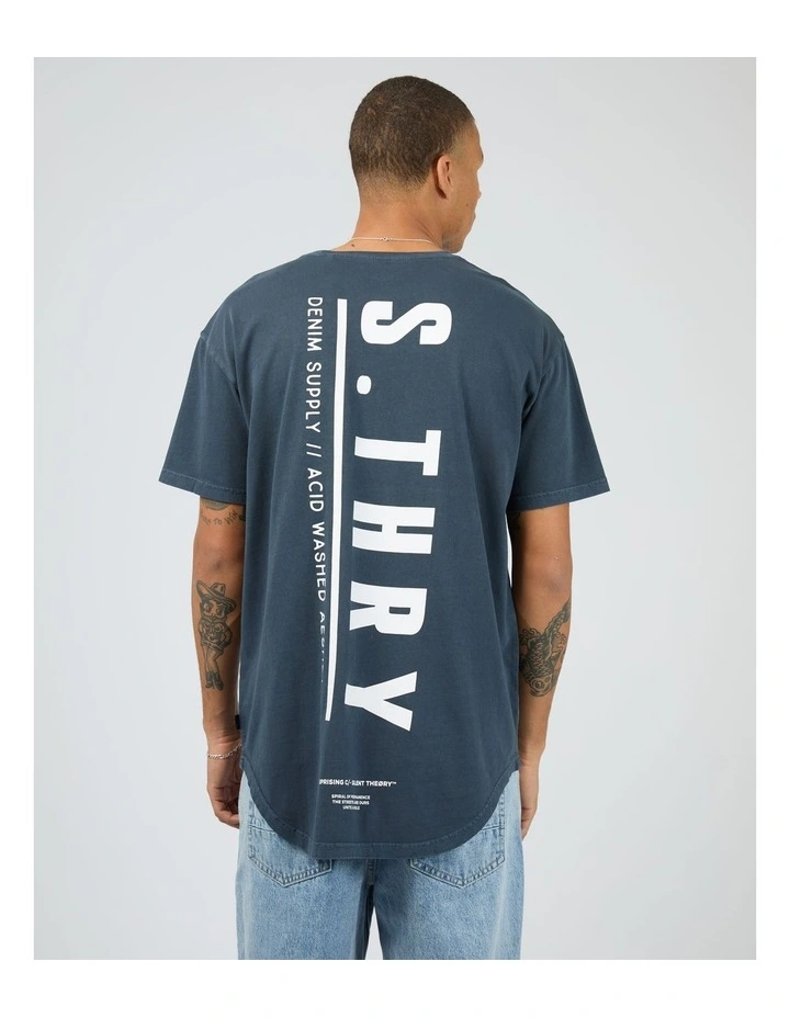 Slow Down Tee in Blue image 2