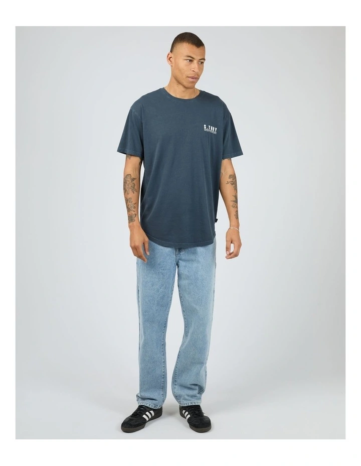 Slow Down Tee in Blue image 5