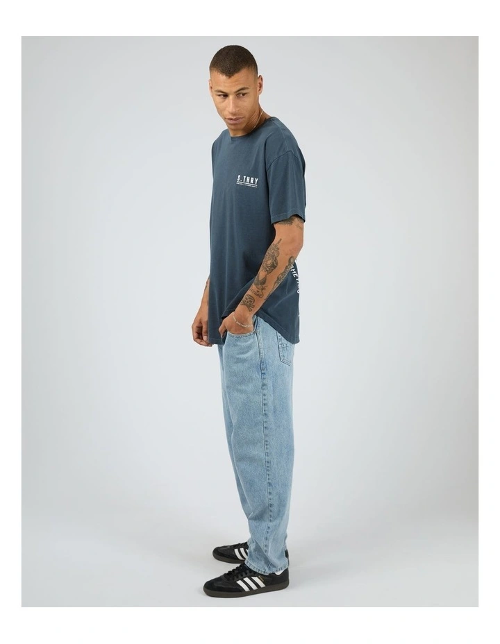 Slow Down Tee in Blue image 6