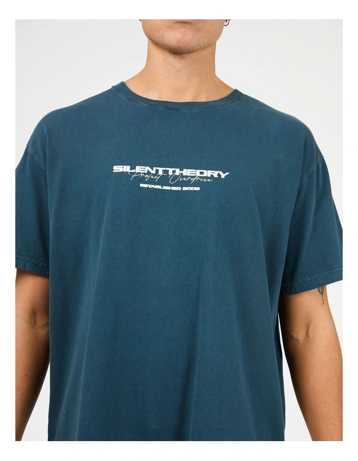 Charger Scoop Tee in Blue image 4