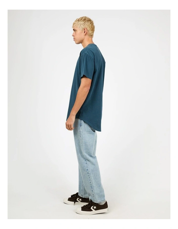 Charger Scoop Tee in Blue image 6