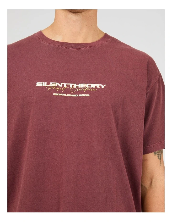 Charger Scoop Tee in Red image 5