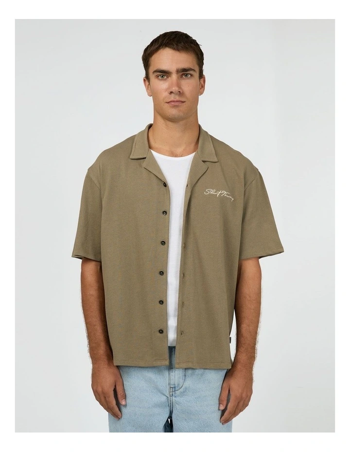 Rays Short Sleeve Shirt in Oilve image 4